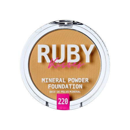 Pudra compacta Mineral Powder Foundation, Natural Beige, 10 g, Ruby Kisses