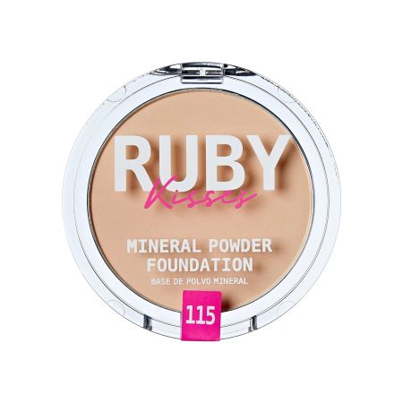 Pudra compacta Mineral Powder Foundation, Fair Ivory, 10 g, Ruby Kisses