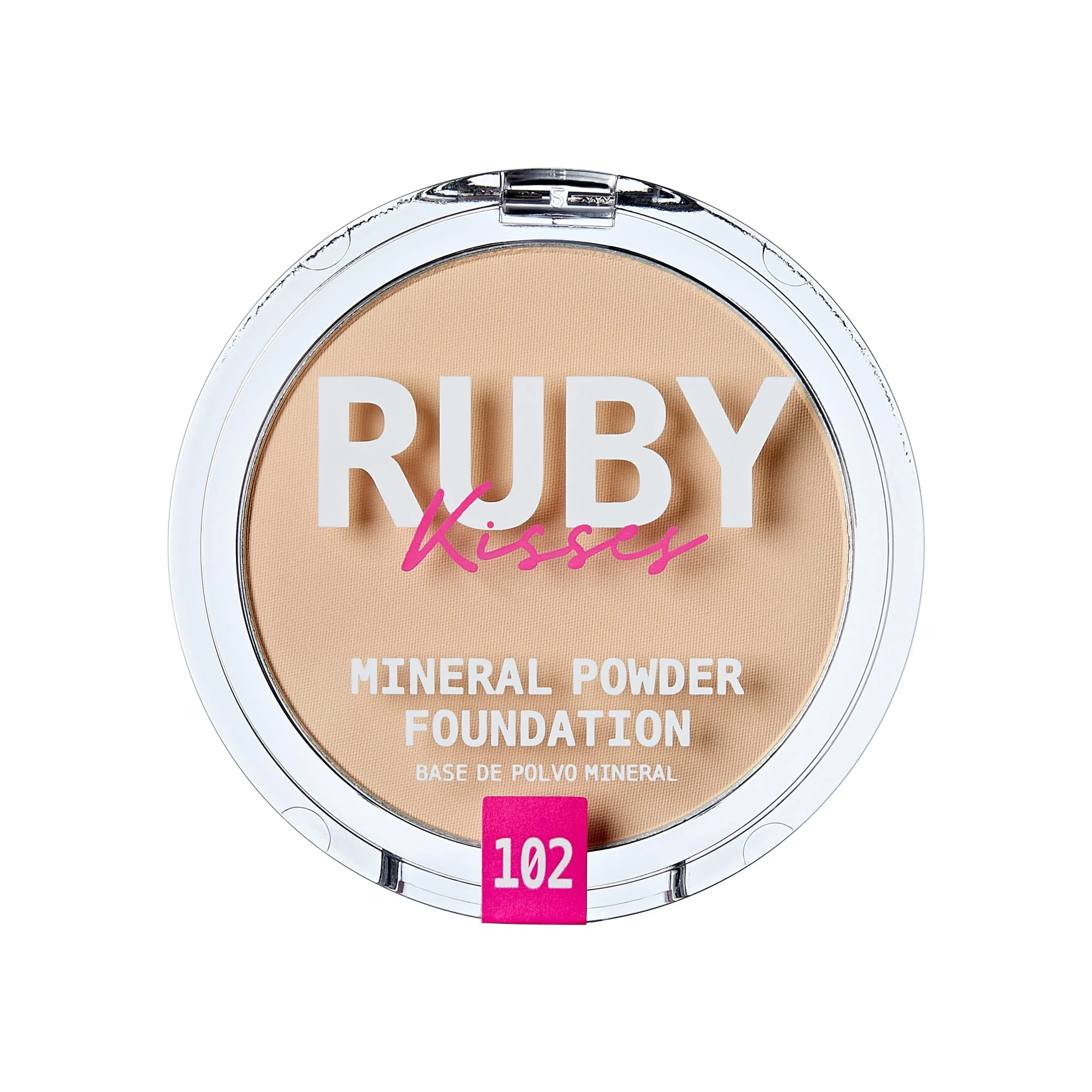 Pudra compacta Mineral Powder Foundation, Fair Porcelain, 10 g, Ruby Kisses