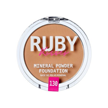 Pudra compacta Mineral Powder Foundation, Buff Beige, 10 g, Ruby Kisses