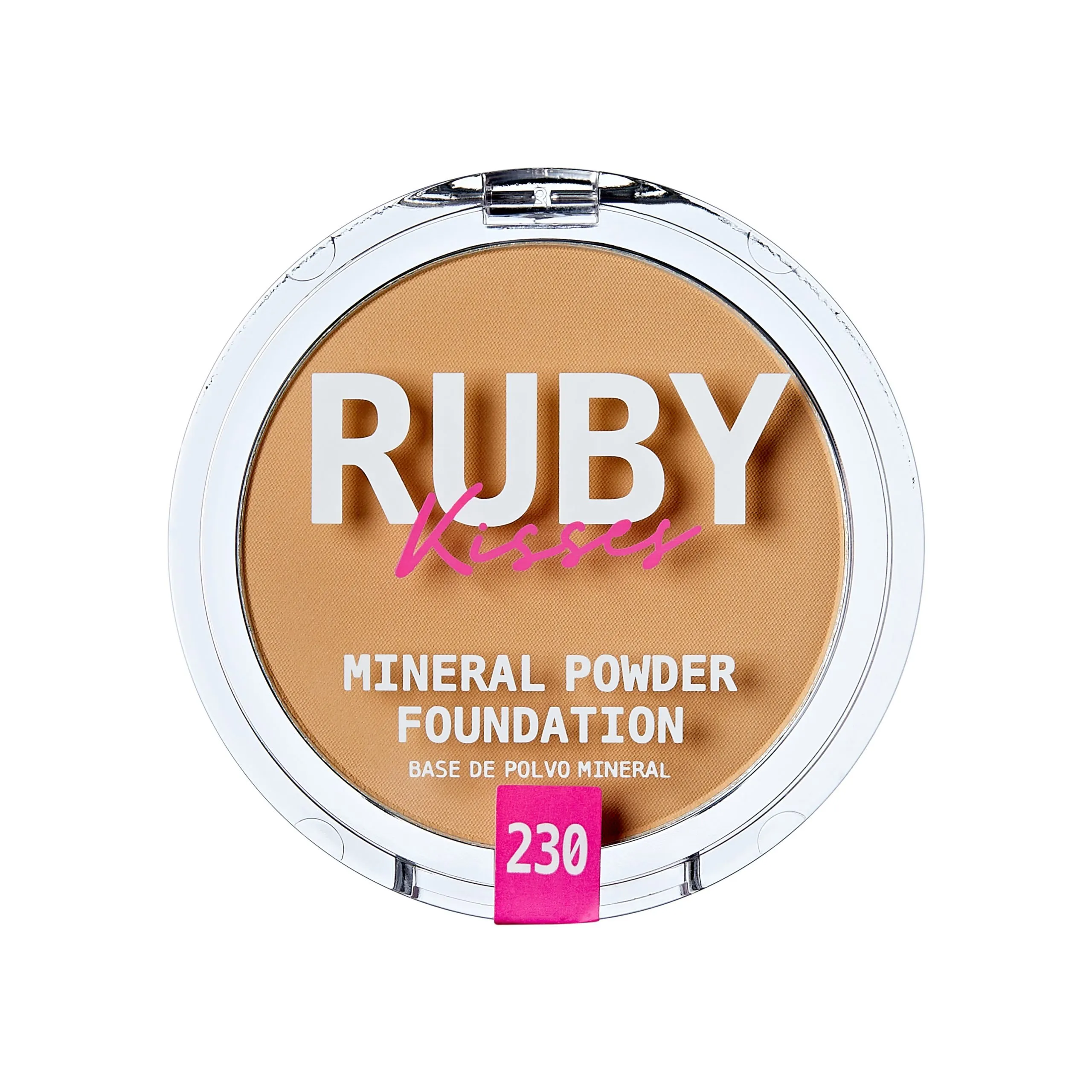 Pudra compacta Mineral Powder Foundation, Natural Buff, 10 g, Ruby Kisses