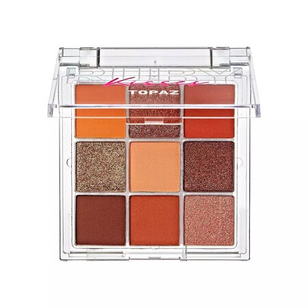 Paleta farduri de ochi cu 9 culori, Topaz, 14.4 g, Ruby Kisses 747983