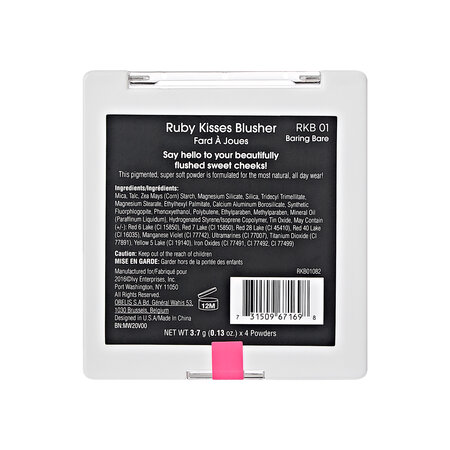 Paleta farduri de obraz, Baring Bare, 4 x3.7 g, Ruby Kisses 748011