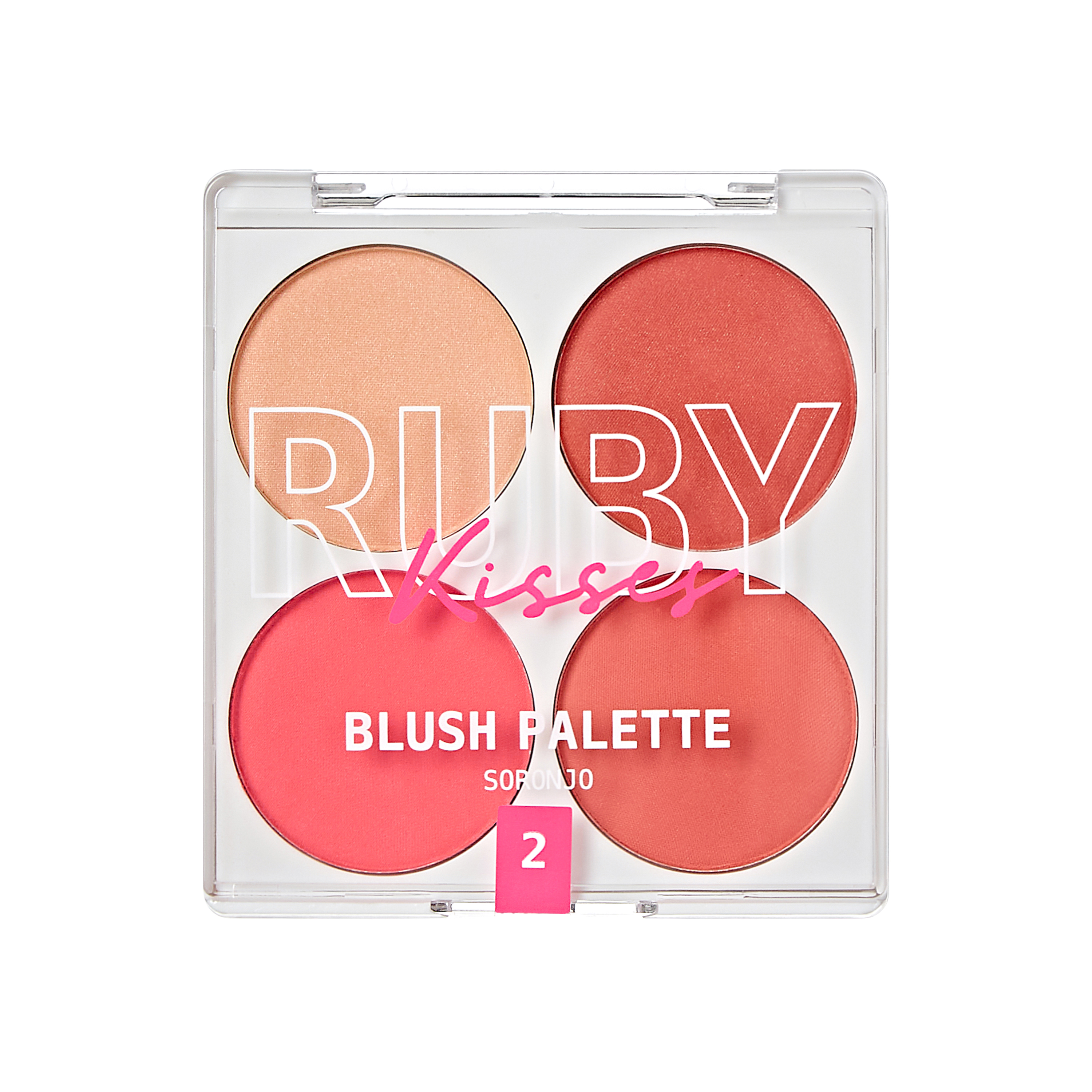 Paleta farduri de obraz, Living' Bare, 4 x3.7 g, Ruby Kisses