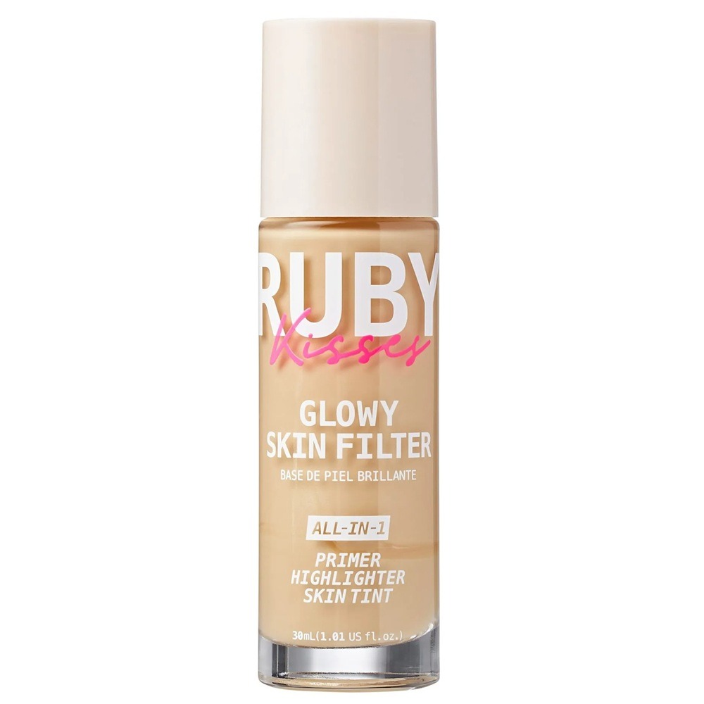 Fond de ten 3 in 1 Glowy Skin Filter, Fair Light, 30 ml, Ruby Kisses