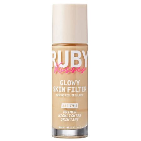 Fond de ten 3 in 1 Glowy Skin Filter, Fair Light, 30 ml, Ruby Kisses