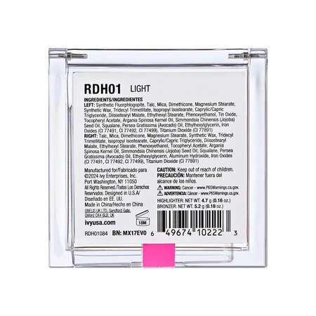 Paleta Duo Iluminator si Bronzer, Light, 9.9 g, Ruby Kisses 748036