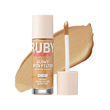 Fond de ten 3 in 1 Glowy Skin Filter, Golden Medium, 30 ml, Ruby Kisses 748044