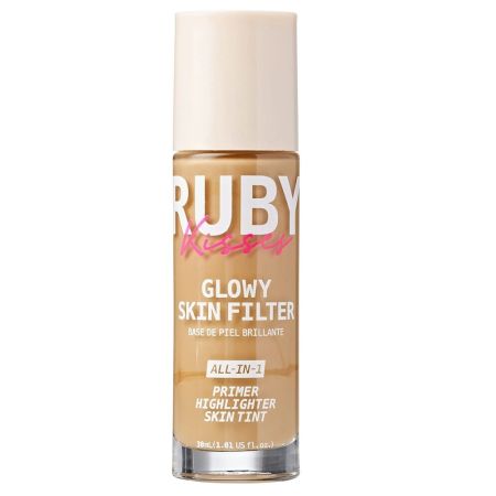 Fond de ten 3 in 1 Glowy Skin Filter, Golden Medium, 30 ml, Ruby Kisses