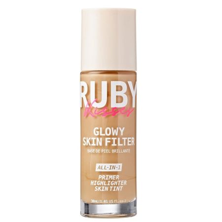 Fond de ten 3 in 1 Glowy Skin Filter, Medium, 30 ml, Ruby Kisses