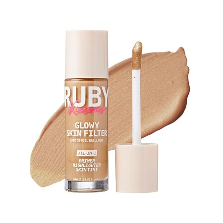 Fond de ten 3 in 1 Glowy Skin Filter, Medium, 30 ml, Ruby Kisses 748083