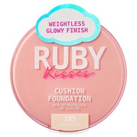Fond de ten compact Cushion Foundation, Fair Ivory, 15 g, Ruby Kisses