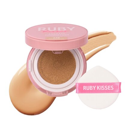 Fond de ten compact Cushion Foundation, Golden Beige, 15 g, Ruby Kisses 748104