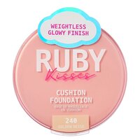 Fond de ten compact Cushion Foundation, Golden Beige, 15 g, Ruby Kisses