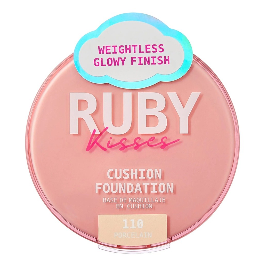 Fond de ten compact Cushion Foundation, Porcelain, 15 g, Ruby Kisses