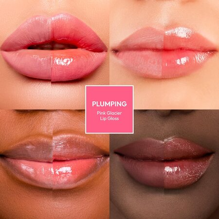 Luciu de buze Plumping, Pink Glacier, 4.5 ml, Ruby Kisses 748117