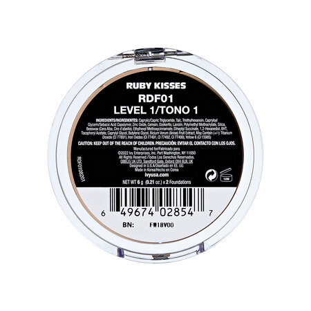 Fond de ten compact Duo Cream Foundation, Level 1, 12 g, Ruby Kisses 748133