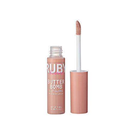 Luciu de buze Butter Bomb, White Lie, 7.8 ml, Ruby Kisses 748182