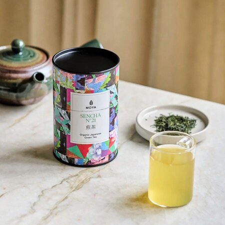 Ceai verde japonez Bio Sencha, 60 g, Moya 748378