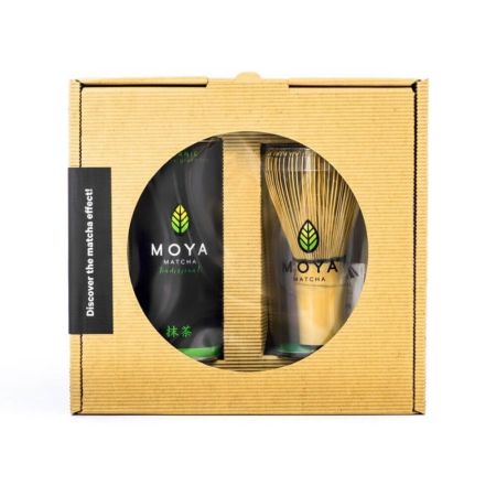 Set Matcha Bio si Chasen, 30 g, Moya