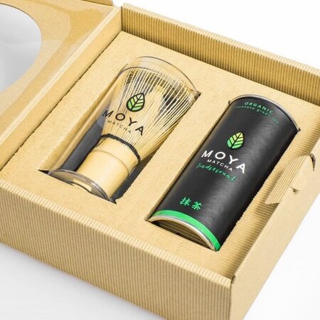 Set Matcha Bio si Chasen, 30 g, Moya 748389