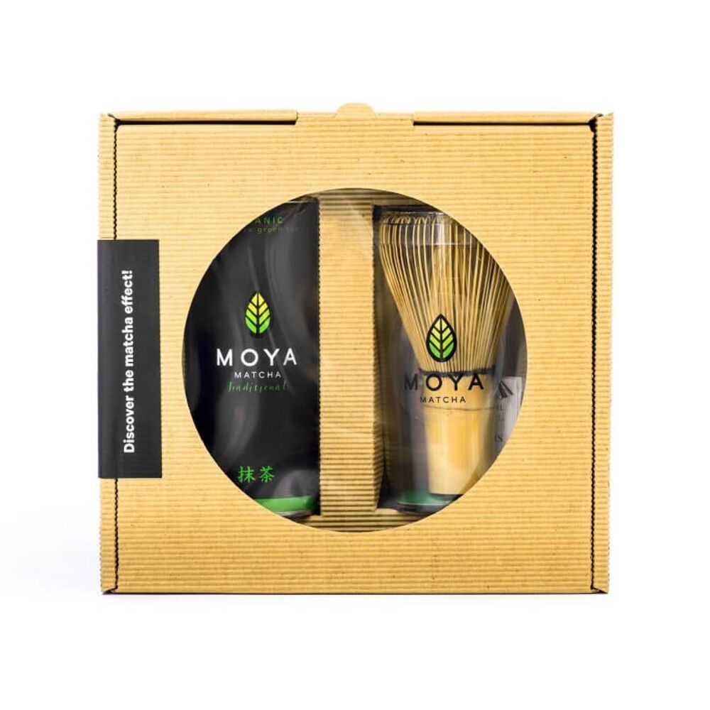 Set Matcha Bio si Chasen, 30 g, Moya