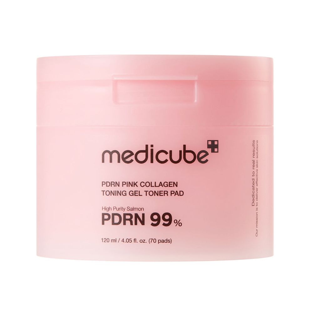 Dischete tonifiante cu PDRN roz si colagen, 70 buc, Medicube