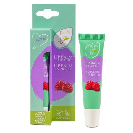 Balsam de buze cu zmeura si unt de Shea Bio, 15 ml, Bioconte