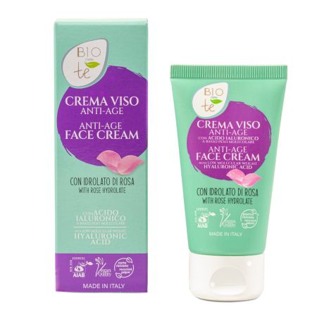 Crema de fata anti-age cu hidrolat din Trandafir de Damasc Bio, 50 ml, Bioconte