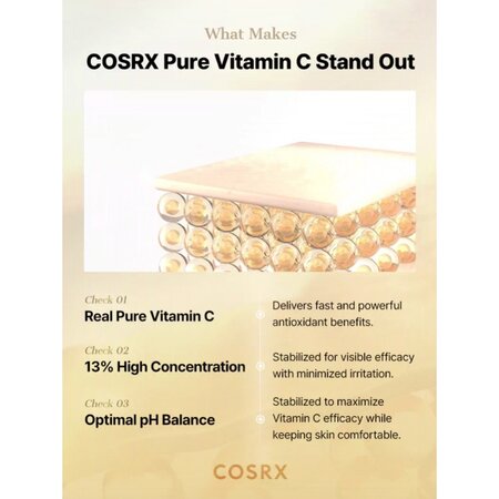 Serum pentru uniformizare cu 13% Vitamina C, 20 ml, Cosrx 748512
