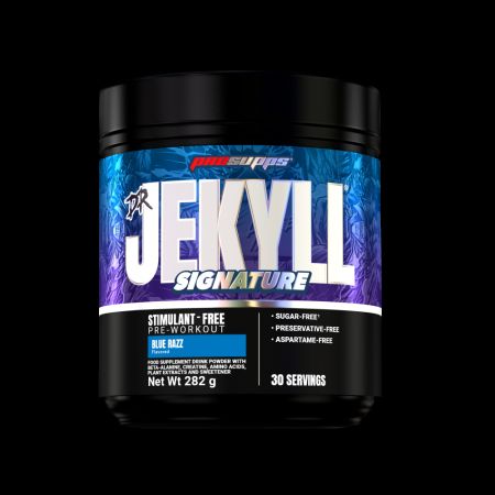 Pre-workout fara cofeina Dr Jekyll Signature, Blue Razz, 282 g, Prosupps