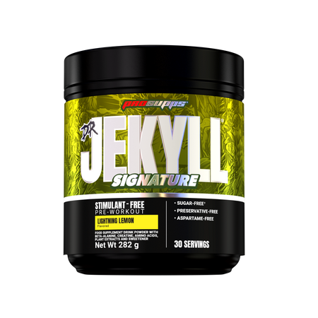 Pre workout fara cofeina Dr Jekyll Signature, Lightning Lemon, 282 g, Prosupps