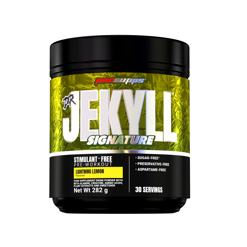 Pre-workout fara cofeina Dr Jekyll Signature, Lightning Lemon, 282 g, Prosupps