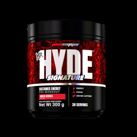 Pre-workout cu cofeina Mr Hyde Signature, Mixed Berries, 300 g, Prosupps