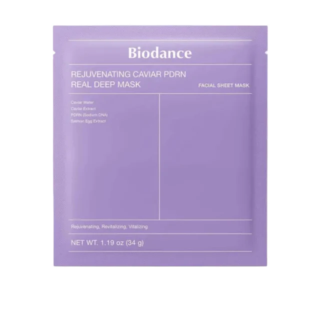 Masca pentru rejuvenare cu caviar si PDRN, 34 g, Biodance