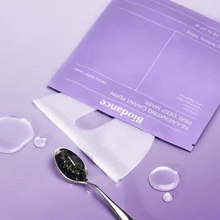 Masca pentru rejuvenare cu caviar si PDRN, 34 g, Biodance 748641