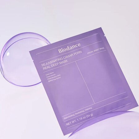 Masca pentru rejuvenare cu caviar si PDRN, 34 g, Biodance 748640