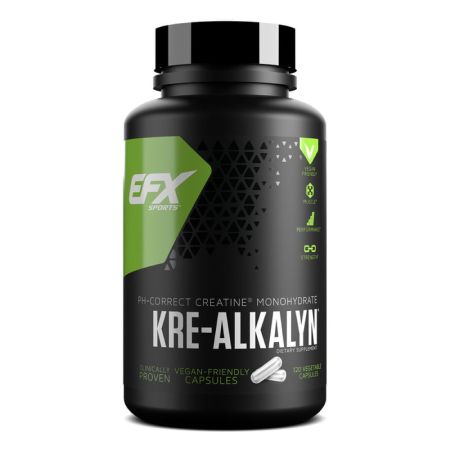 Creatina Monohidrata Kre-Alkalyn, 120 capsule vegetale, Efx Sports