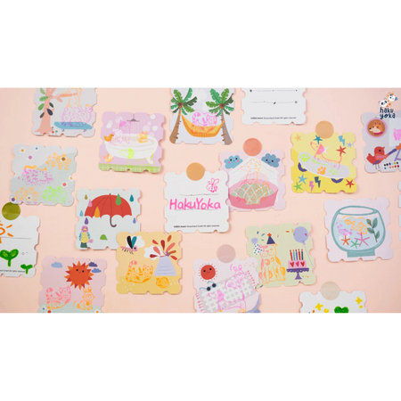 Set portabil de stampile, 3 ani+, Haku Yoka 748765