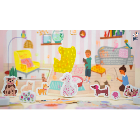 Set portabil de stampile, 3 ani+, Haku Yoka 748767