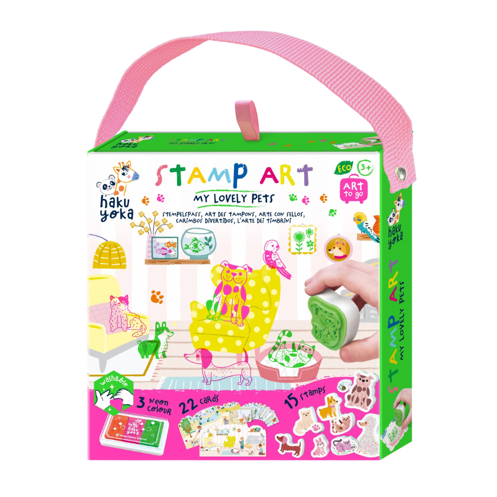 Set portabil de stampile Haku Yoka, 3 ani+, Avenir