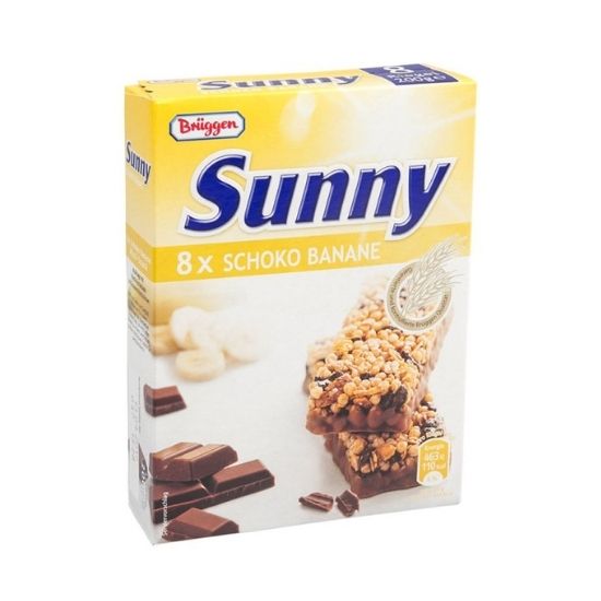 Batoane cu banane si ciocolata  Bruggen, 200 gr, Sanovita