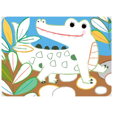 Set portabil de pictura cu gel, 3 ani+, Haku Yoka 748778