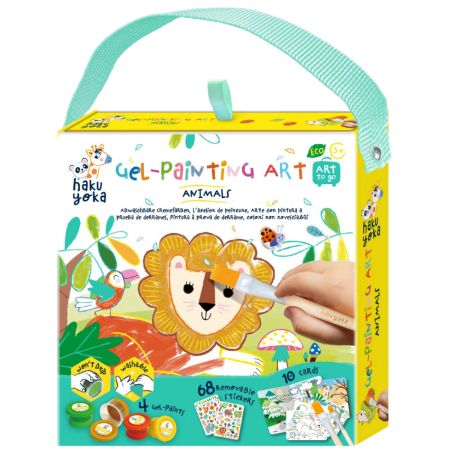 Set portabil de pictura cu gel Haku Yoka, 3 ani+, Avenir