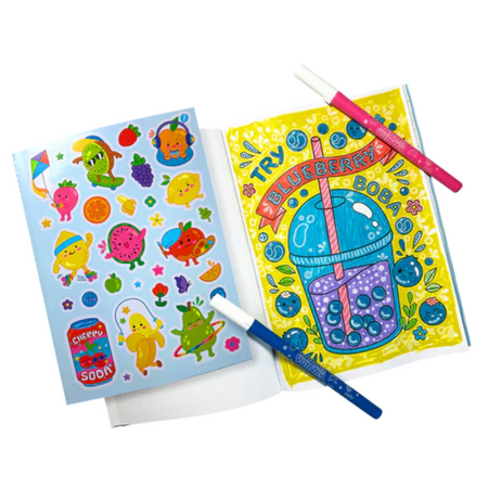 Set de colorat parfumat 3 in 1 Yummy Yummy, 4 ani+, Ooly 748802