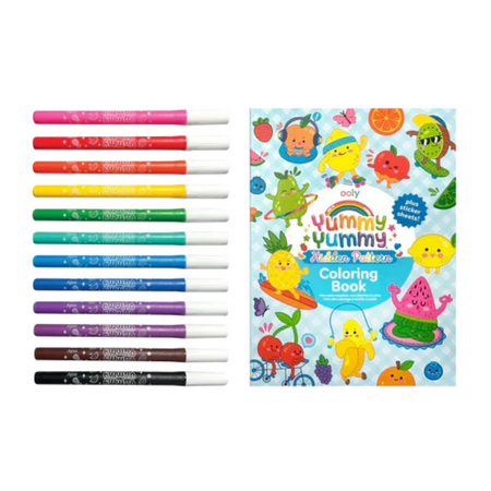Set de colorat parfumat 3 in 1 Yummy Yummy, 4 ani+, Ooly 748805
