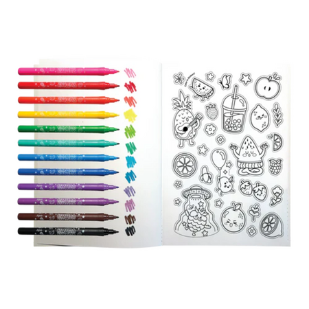 Set de colorat parfumat 3 in 1 Yummy Yummy, 4 ani+, Ooly 748804