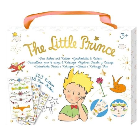 Stickere si tatuaje pentru fata, Micul Print, 3 ani+, Avenir