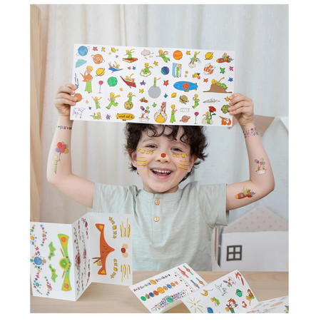 Set stickere si tatuaje pentru fata, Micul Print, 3 ani+, Avenir 748819