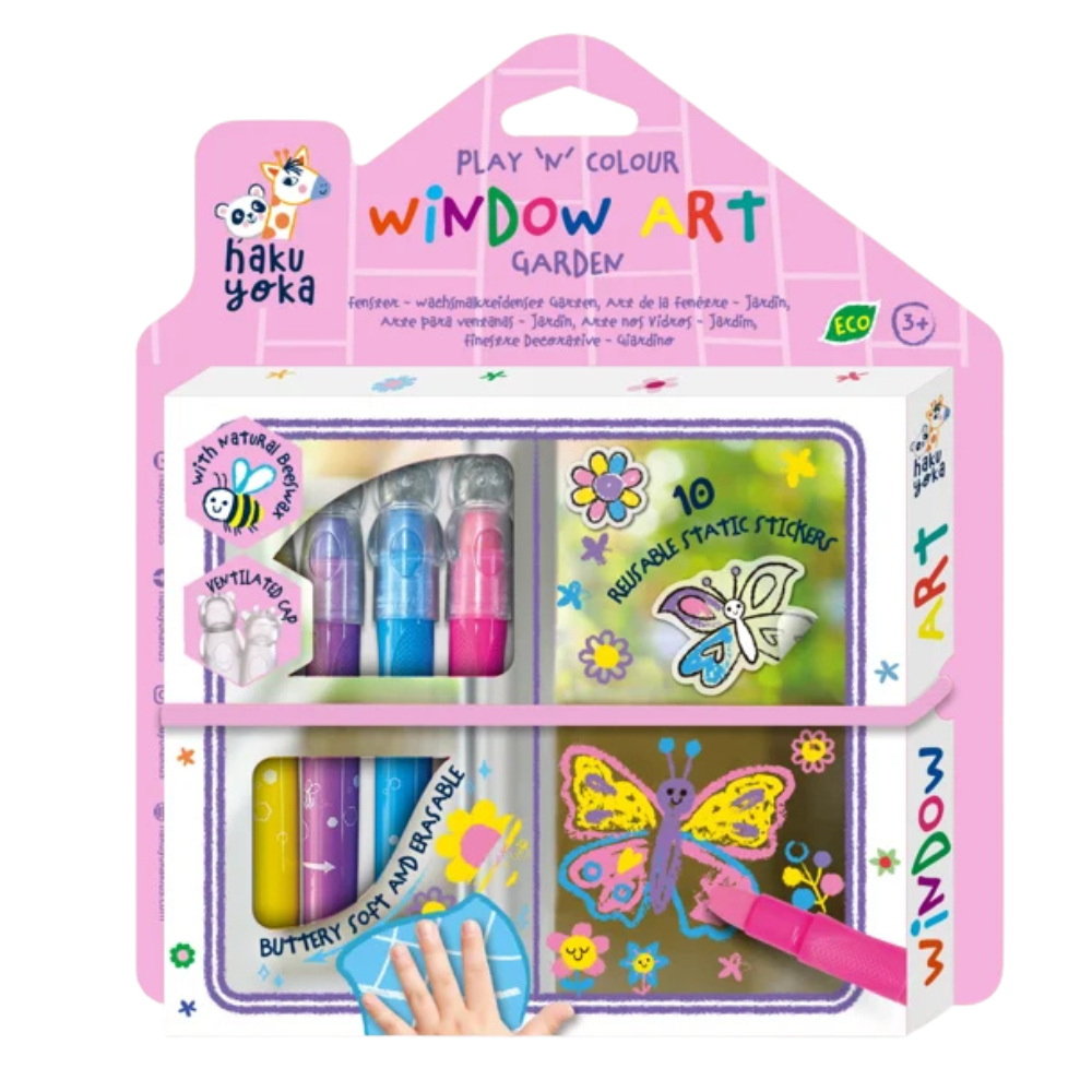 Kit DIY decorare fereasta, Gradina, 3 ani+, Avenir